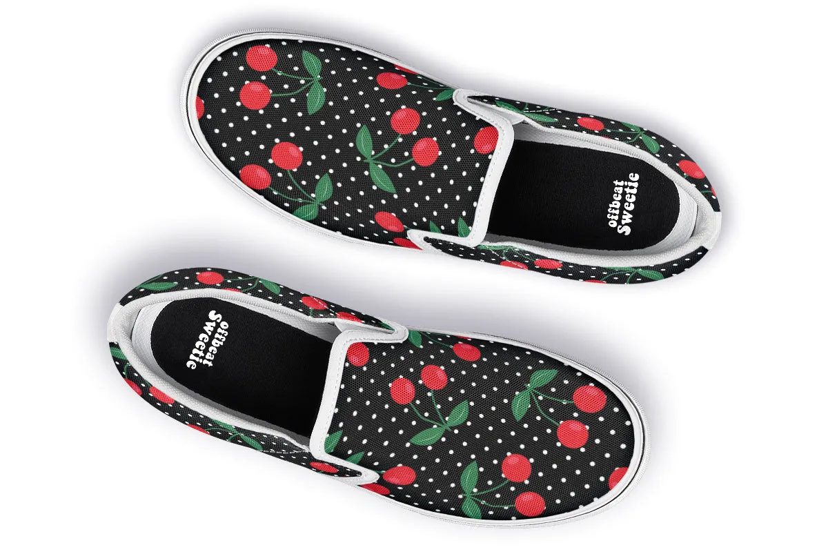 Cherries Slip Ons