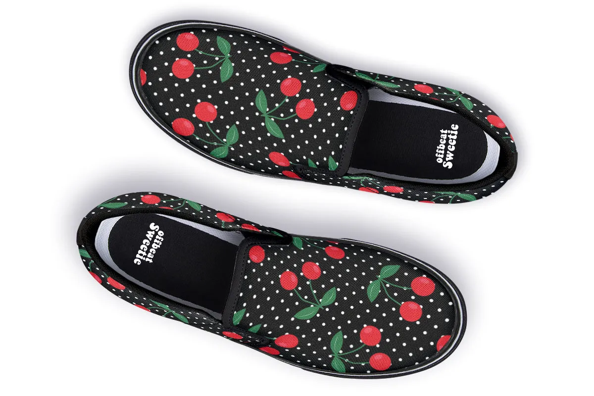 Cherries Slip Ons