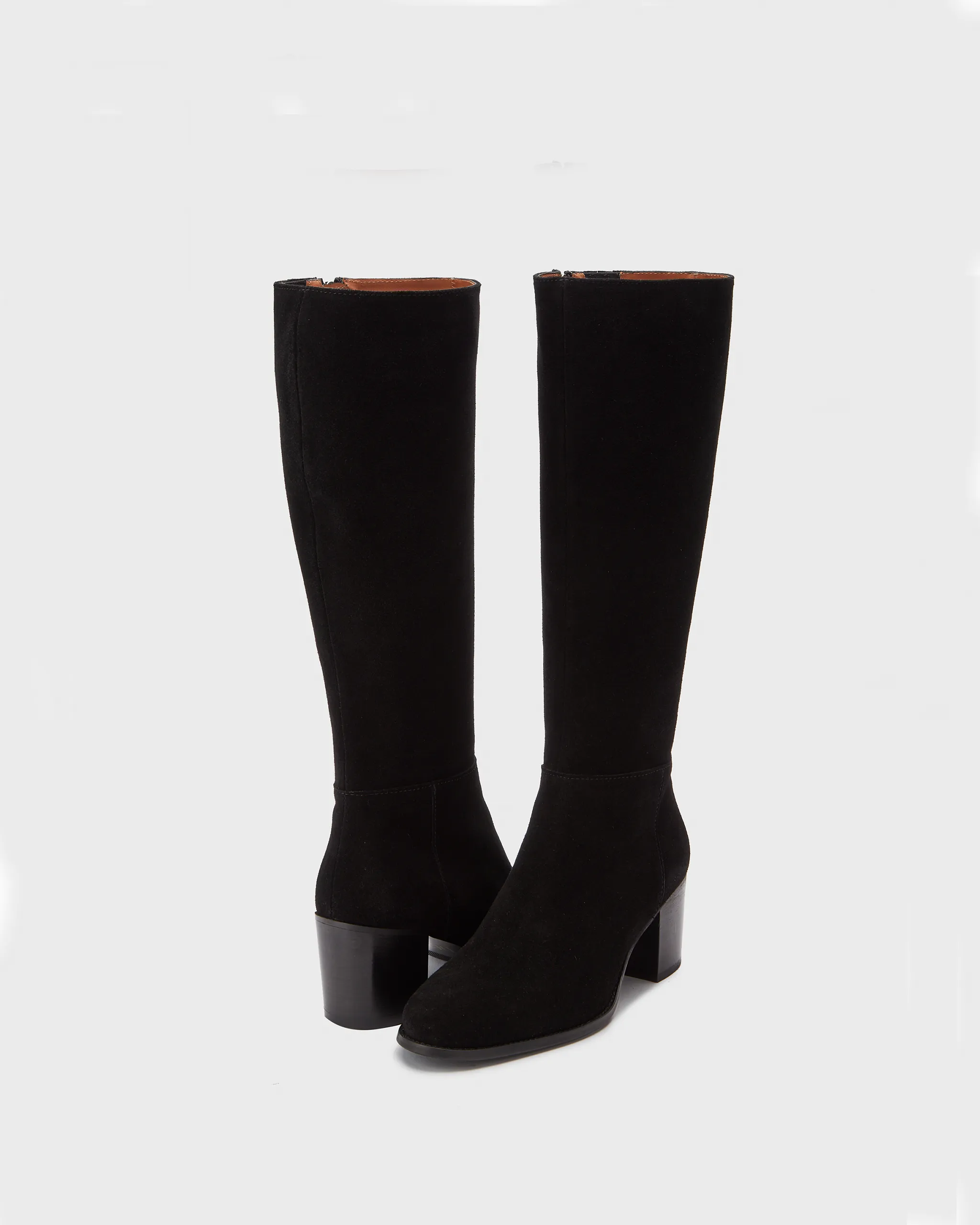 Dalia Standard Knee High Boots in Black Suede