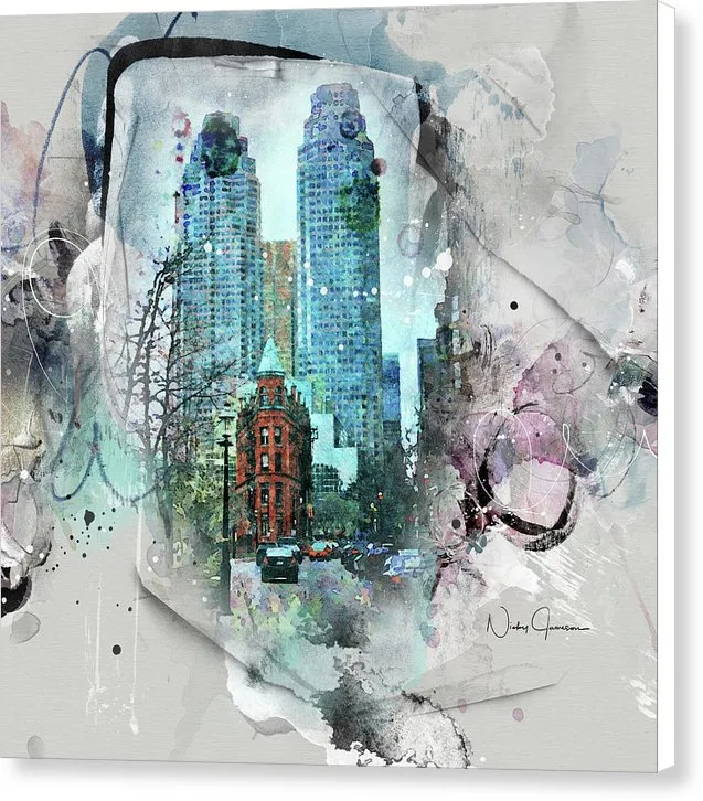 Flatiron Church And Wellington - Canvas Print