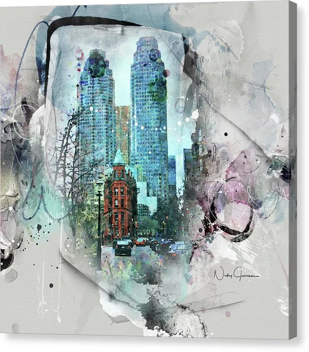 Flatiron Church And Wellington - Canvas Print