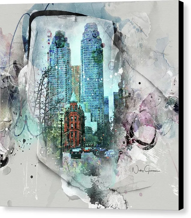 Flatiron Church And Wellington - Canvas Print