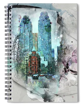 Flatiron Church And Wellington - Spiral Notebook