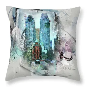 Flatiron Church And Wellington - Throw Pillow