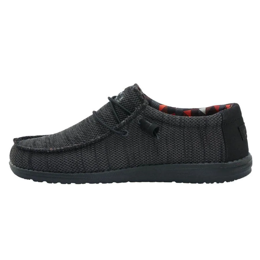 HEY DUDE WALLY SOX JET BLACK