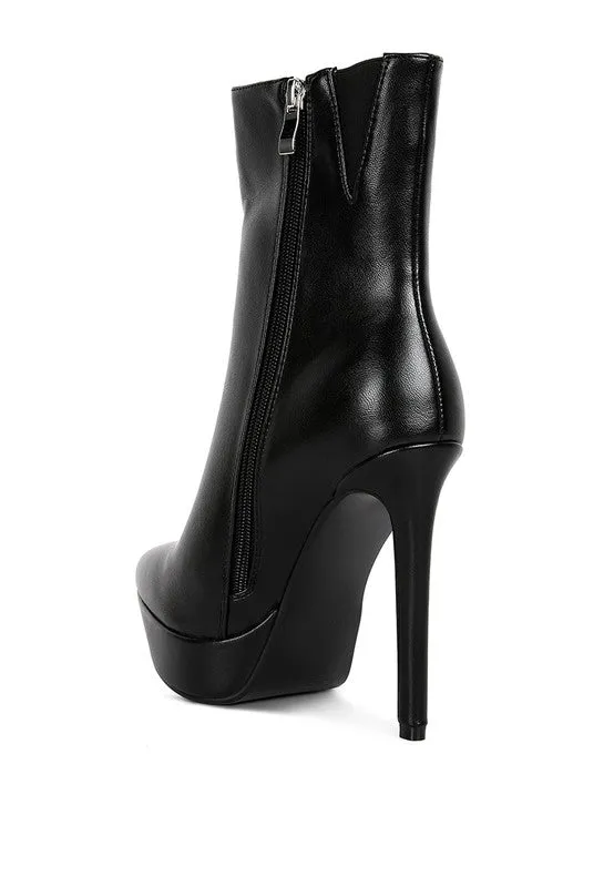 MAGNA High Heeled Ankle Boot