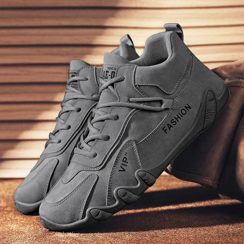 Men Lace Up Casual Shoes