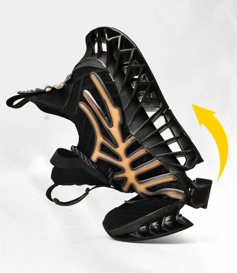 Shoes Men's Trendy Shoes Spring 2021 New Sports Shoes Men's Shock Absorption Running Mesh Breathable Blade Shoes Summer Men's Shoes
